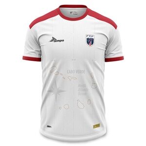 Cape Verde Soccer Jersey White Away Cabo Verde National Football Team 2025 S-XXL